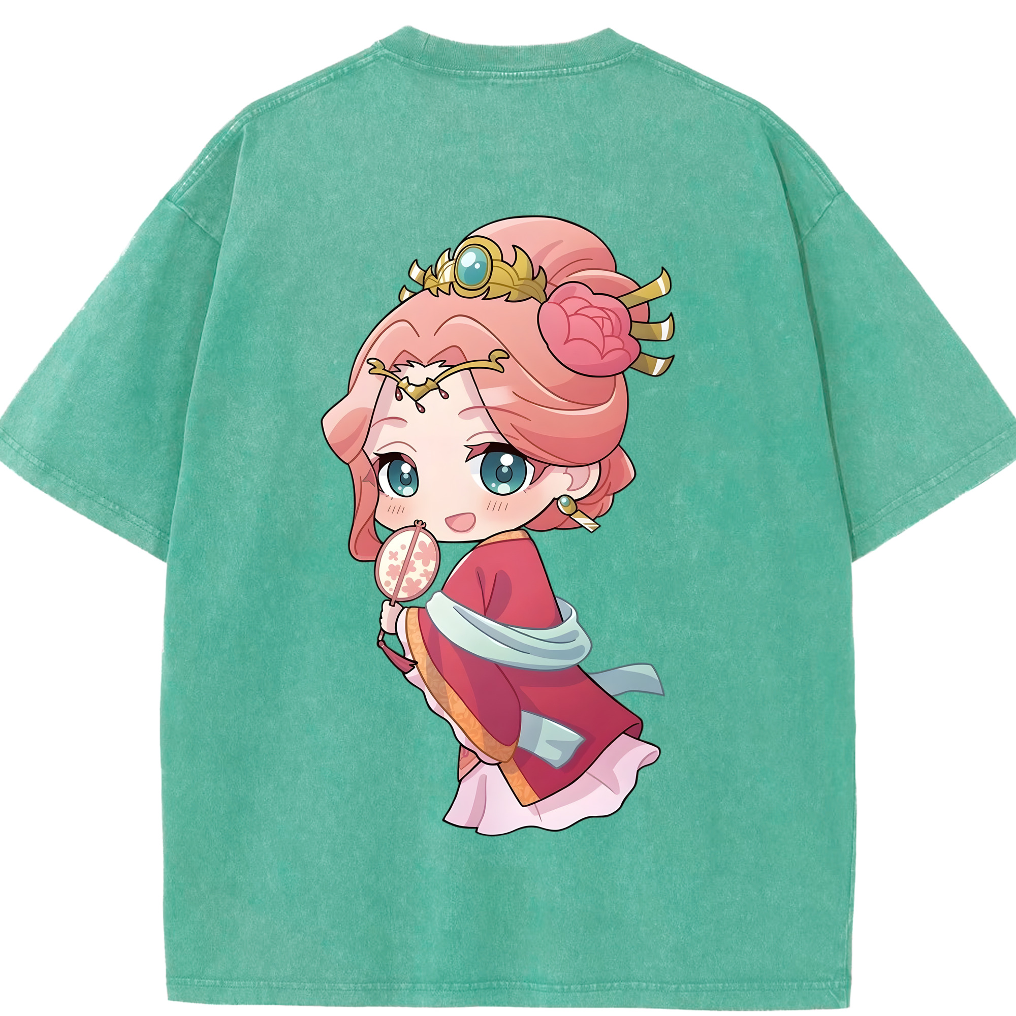 （画像用） 薬屋のひとりごと The Apothecary Diaries 綿100% ヴィンテージ風 半袖Tシャツ（背面プリント）